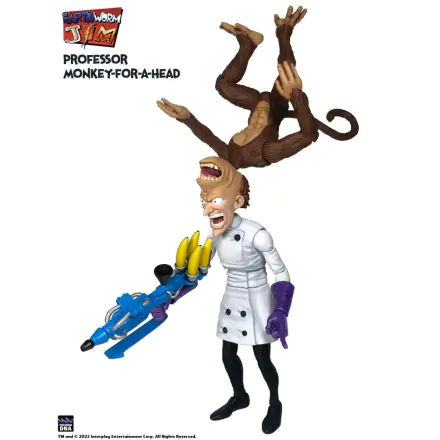 Earthworm Jim Action Figure Wave 1: Professor Monkey-For-A-Head 28 cm akční figurka fotografii produktu