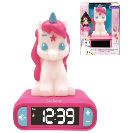 Unicorn 3D noční světlo digitální budík fotografii produktu