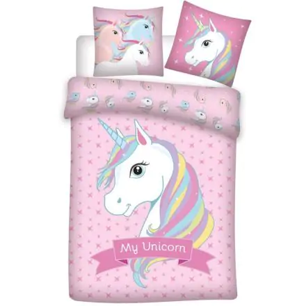 Unicorn mikrovláknový povlak na peřinu na postel 90 cm fotografii produktu