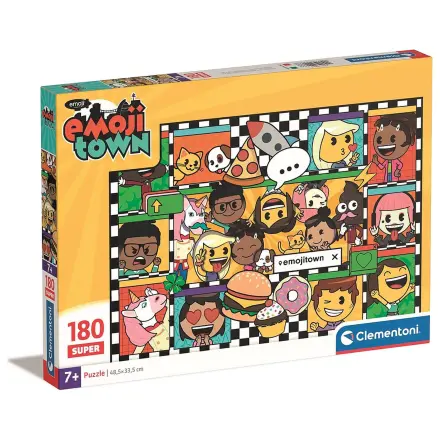 Emoji Town 180dílné puzzle Clementoni fotografii produktu