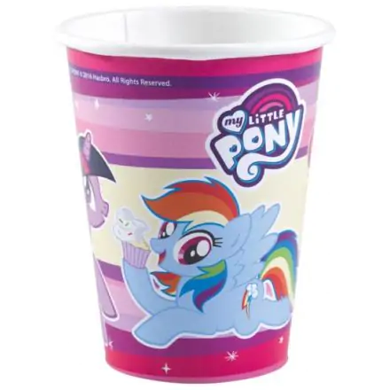 My Little Pony papírové kelímky 8 ks 250 ml fotografii produktu