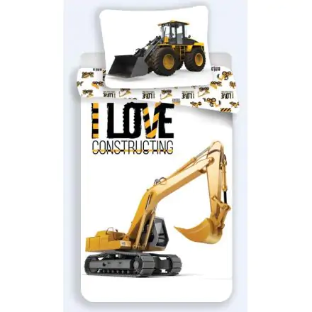Povlak na peřinu Construction 140x200 cm, 70x90 cm fotografii produktu