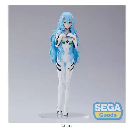 Evangelion: 3.0+1.0 Thrice Upon a Time SPM PVC Socha Rei Ayanami Long Hair Ver. 21 cm fotografii produktu