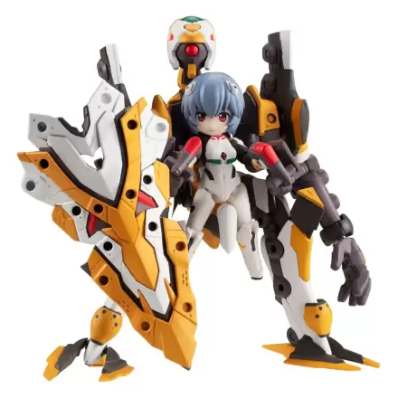 Evangelion Desktop Army Figurky Ayanami Rei & Evangelion No. 0 (Kai) 15 cm fotografii produktu