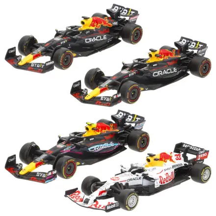 F1 Red Bull kovové balení 4 aut fotografii produktu