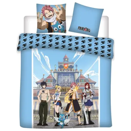Fairy Tail Fortress mikrovláknový povlak na dvojitou peřinu fotografii produktu