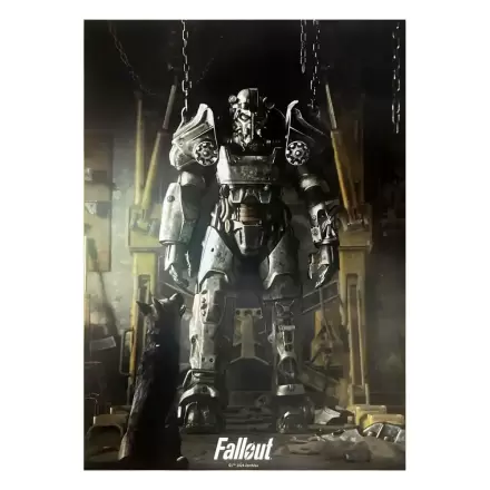 Fallout 4 Art Print Power Armor 30 x 40 cm - nezarámovaný umělecký tisk termékfotója