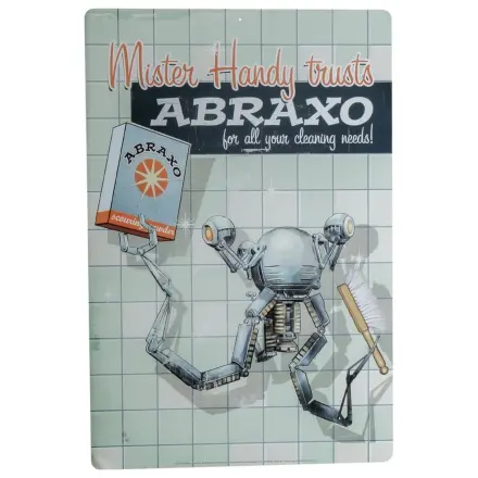 Fallout Kovová cedule Mr. Handy fotografii produktu