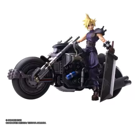 Final Fantasy VII Bring Arts akční figurka a vozidlo Cloud Strife & Hardy-Daytona 15 cm termékfotója