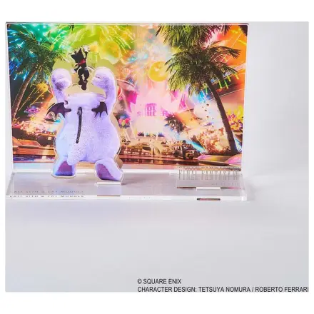 Final Fantasy VII Rebirth akrylové diorama Cait Sith & Fat Moogle Key Art fotografii produktu