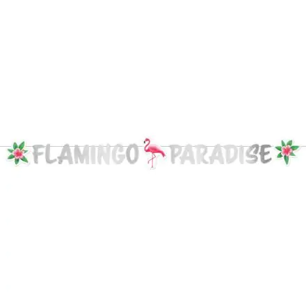 Flamingo Paradise Papírová cedule 135 cm fotografii produktu