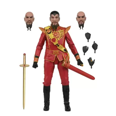 Flash Gordon (1980) akční figurka Ultimate Ming (Red Military Outfit) 18 cm termékfotója