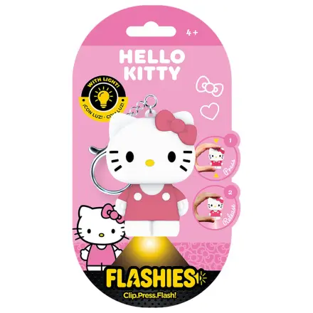 Flashies Hello Kitty 3D klíčenka s LED svítilnou fotografii produktu
