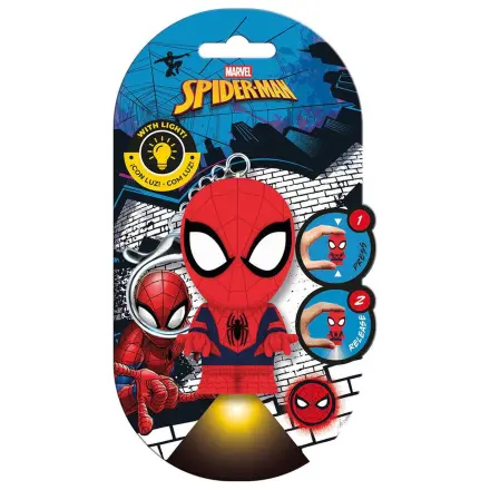 Flashies Marvel Spiderman 3D klíčenka s LED svítilnou fotografii produktu