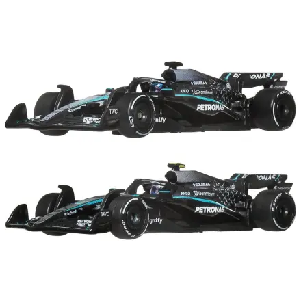 Formula 1 Hot Wheels Prémiové die-cast vozidlo sada 2 kusů 1:64 Team Mercedes-AMG PETRONAS fotografii produktu