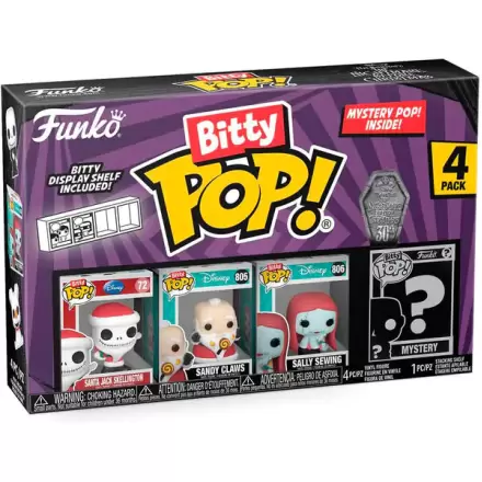 Bitty POP! Vinylová figurka 4-Pack Disney Nightmare Before Christmas Santa Jack termékfotója