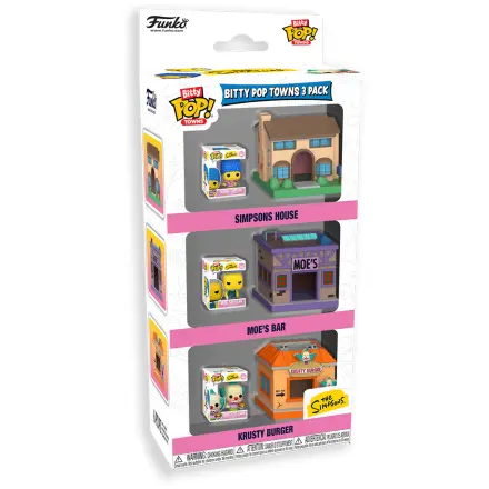 Funko Bitty Pop! balení 3 ks Towns The Simpsons fotografii produktu