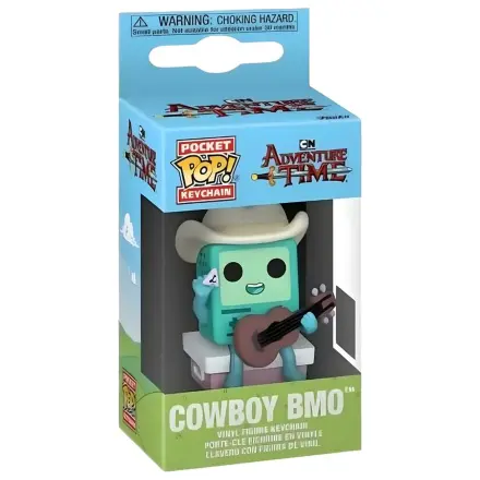 Funko Pocket POP klíčenka Adventure Time Cowboy BMO s kytarou fotografii produktu