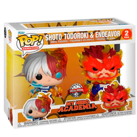 My Hero Academia POP! Vinylové figurky 2-Pack Endeavor & Todoroki 9 cm termékfotója