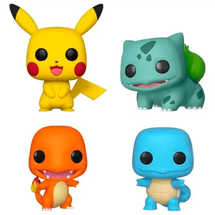 Funko POP balení 4 figurek Pokemon Starters Exclusive fotografii produktu