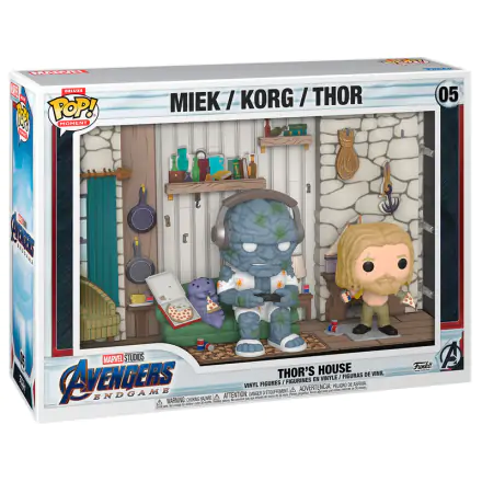 Avengers Endgame POP Moments Deluxe Vinyl Figures 2-Pack Thor's House 9 cm fotografii produktu