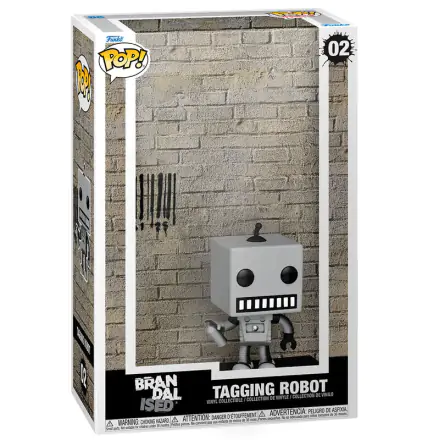 Brandalised Art Cover POP! Vinylová figurka Tagging Robot 9 cm fotografii produktu
