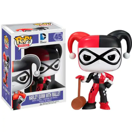 DC Comics POP! Vinyl Figurka Harley Quinn a Palice 9 cm termékfotója