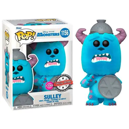 Monsters, Inc. 20th Anniversary POP! Disney Vinyl Figurka Sulley s víkem (Flocked) 9 cm termékfotója