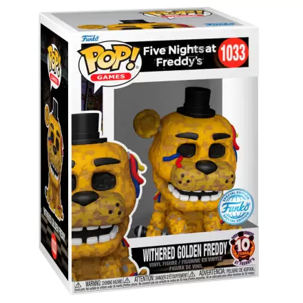 Funko POP figurka Five Night at Freddys Withered Golden Freddy Exclusive termékfotója