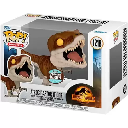 POP figurka Jurassic World 3 Atrociraptor Tiger Exkluzivní termékfotója