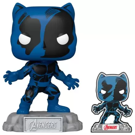 Funko POP figurka Marvel Avengers 60. výročí Comic Black Panther s odznakem Exclusive termékfotója