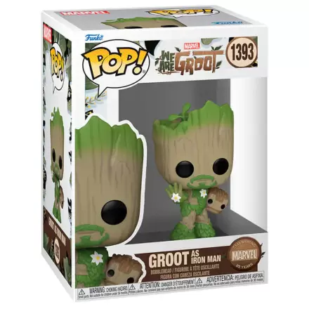 Funko POP figurka Marvel We Are Groot - Groot jako Iron Man termékfotója