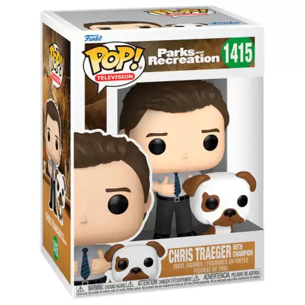 Funko POP figurka Parks and Recreation Chris Traeger with Champion termékfotója