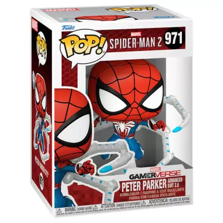 Funko POP figurka Marvel Spiderman 2 Peter Parker Advanced Suit 2.0 termékfotója