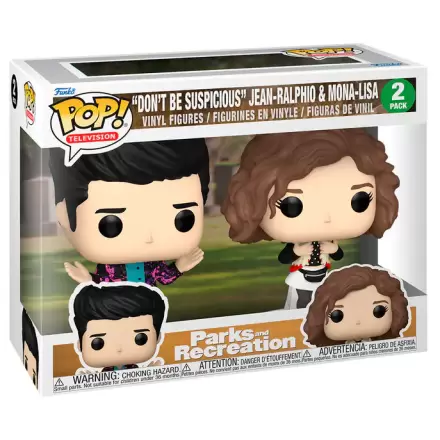 Balení 2 figurek Funko POP Parks and Recreation Dont Be Suspicious Jean-Ralphio & Mona-Lisa termékfotója