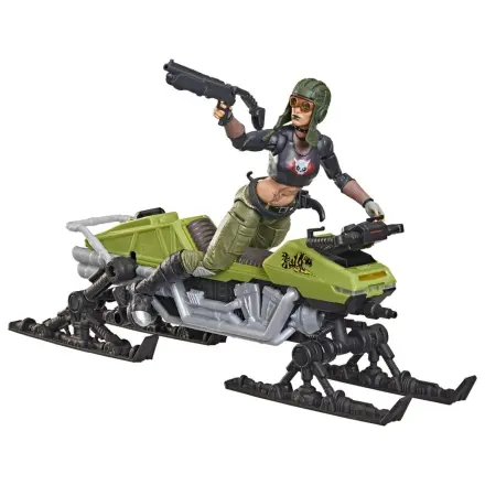 G.I. Joe Classified Series Akční figurka a vozidlo Sada #194 Zanya a Dreadnok Chameleon (Swamp Skier) 15 cm fotografii produktu