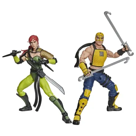 G.I. Joe Classified Series Akční figurka 2-Pack #212 Ninja Force Scarlett & T'Jbang 15 cm fotografii produktu