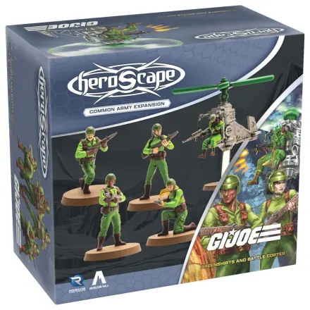 G.I.Joe Heroscape rozšíření armády Greenshirts & Battle Copter (běžné) *anglická verze* fotografii produktu