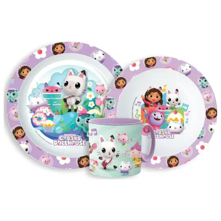 Gabby's Dollhouse Kitty Magic Sada nádobí, Mikro plastová sada s hrnkem fotografii produktu