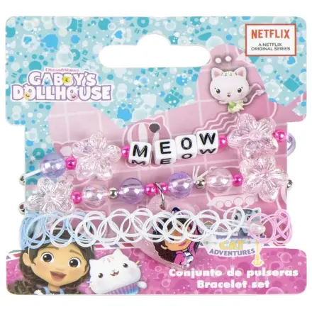Gabi's Dollhouse Meow náramek, sada 3 ks fotografii produktu