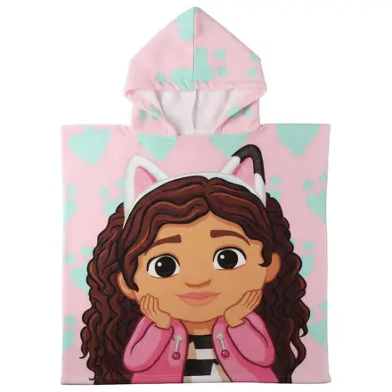 Gabbys Dollhouse mikrovláknová plážová osuška pončo fotografii produktu