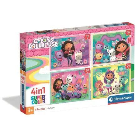 Gabbys Dollhouse puzzle 12-16-20-24 ks fotografii produktu