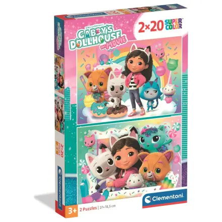 Gabbys Dollhouse puzzle 2x20 dílků fotografii produktu