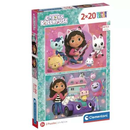 Gabbys Dollhouse puzzle 2x20 dílků termékfotója