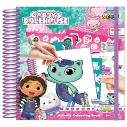 Gabbys Dollhouse kniha pro kreslení a aktivit fotografii produktu