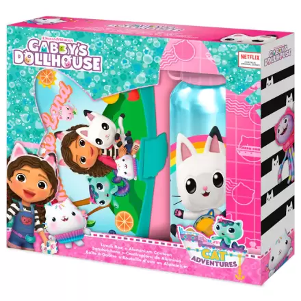 Gabbys Dollhouse box na oběd + hliníková láhev 500 ml set termékfotója