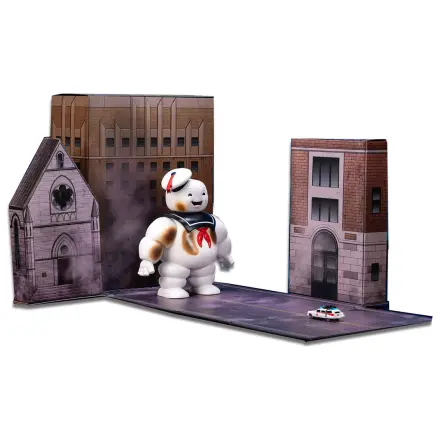 Ghostbusters Puft Marsmellow movie set stage figura diorama fotografii produktu