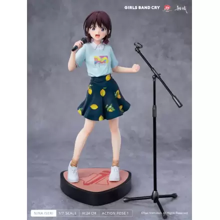 Girls Band Cry Natsu wo Mankitsu shite Sakebe Series No. 1 PVC soška 1/7 Nina Iseri 24 cm fotografii produktu