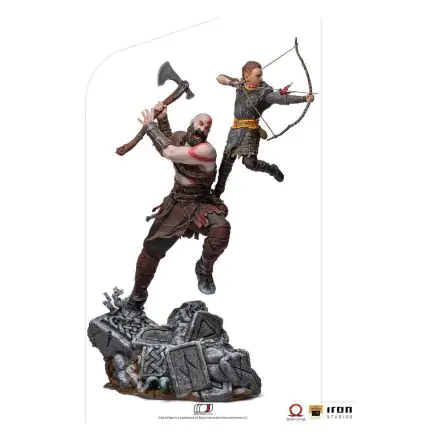 God of War BDS Art Scale Socha 1/10 Kratos & Atreus 34 cm termékfotója