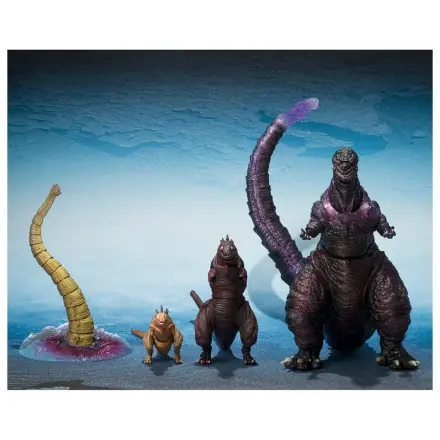 Godzilla The Second Form & Third Form & Giant Unidentified Creature S.H. MonsterArts set figurek fotografii produktu